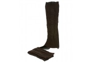 Socks/ Leg Warmers - Knitted Leg Warmers – Brown – SK-LG024BN